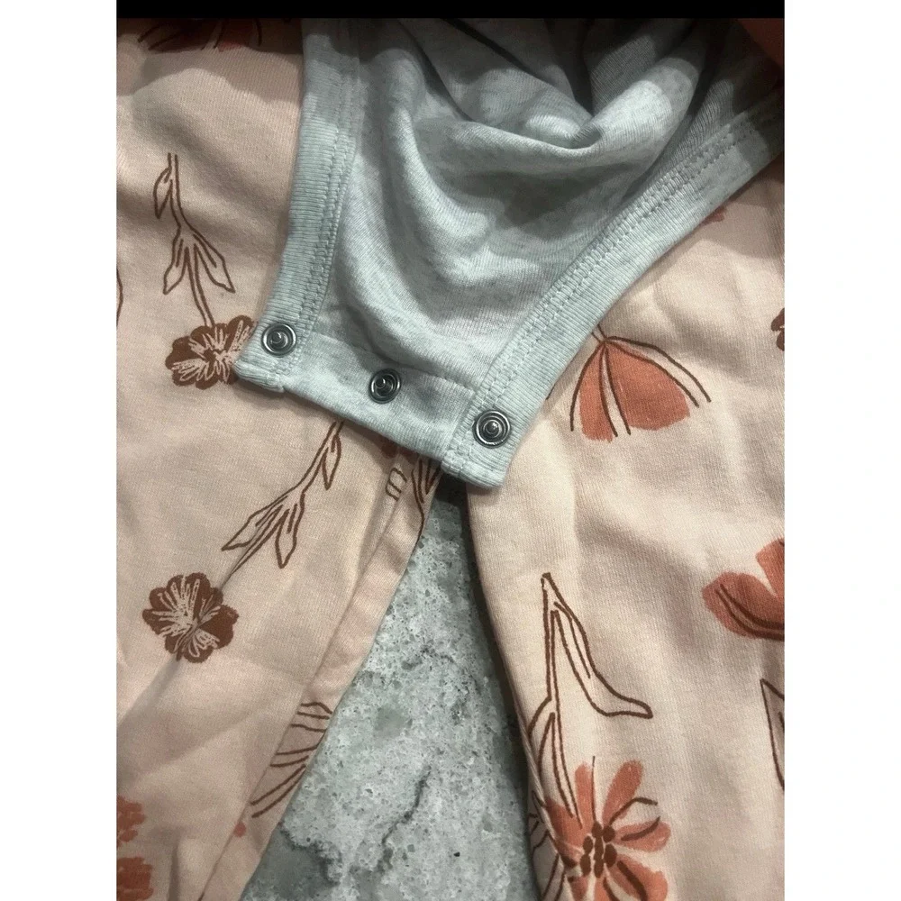 Carters Just One You Baby Girls 3pc Set Rust Quilted Vest Bodysuit‎ Leggings 6M